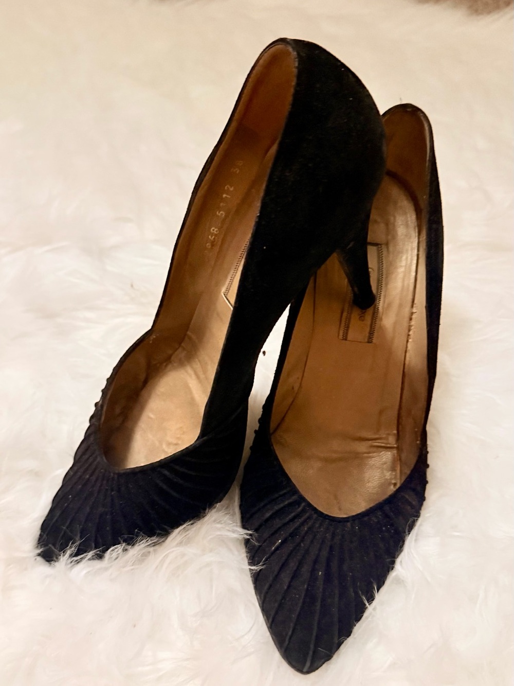 ✨ Vintage Gianni Versace Black Satin Pumps Heels Made in Italy 90s 👠✨